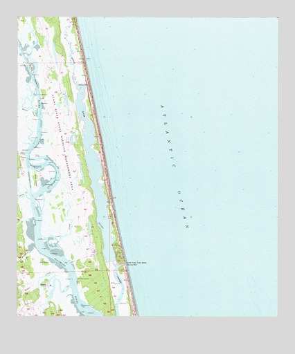 South Ponte Vedra Beach, FL USGS Topographic Map