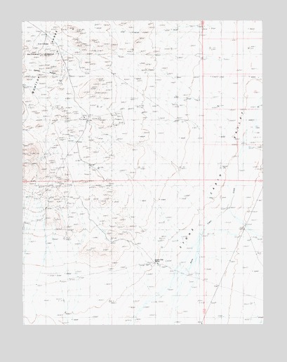 Stone Cabin Ranch SW, NV USGS Topographic Map
