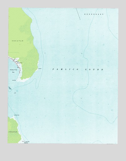 Stumpy Point, NC USGS Topographic Map