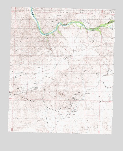 Swansea, AZ USGS Topographic Map