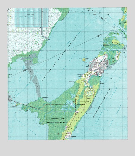 Card Sound, FL USGS Topographic Map