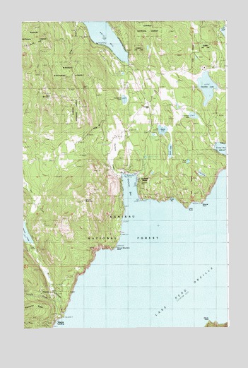 Talache, ID USGS Topographic Map