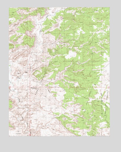 Tomsich Butte, UT USGS Topographic Map