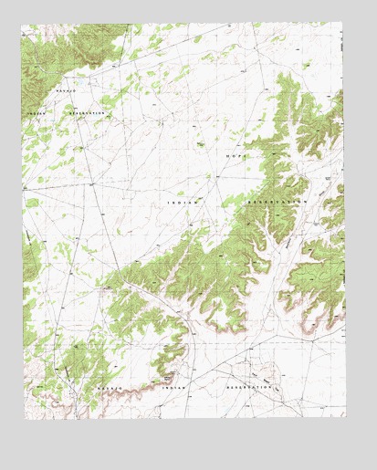 Tsin Naan Tee, AZ USGS Topographic Map
