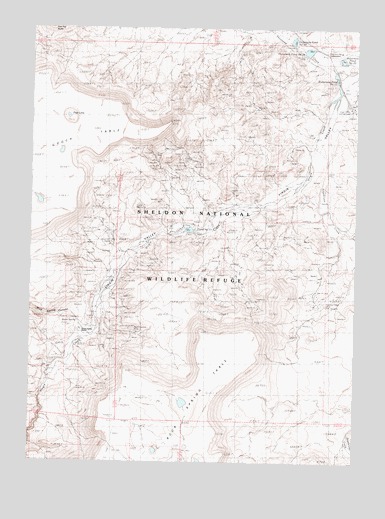 Virgin Valley, NV USGS Topographic Map