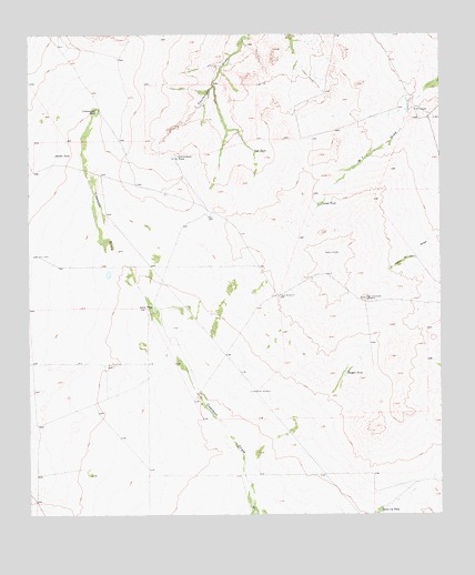 W T Ranch, TX USGS Topographic Map