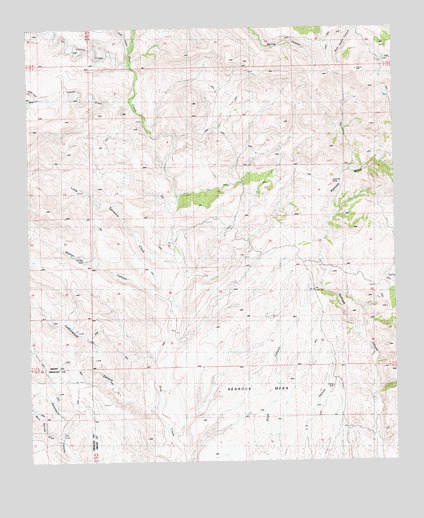 Walker Canyon, NM USGS Topographic Map