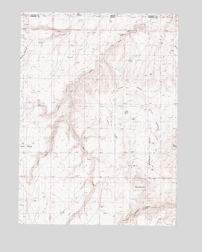 Washburn Basin, NV USGS Topographic Map