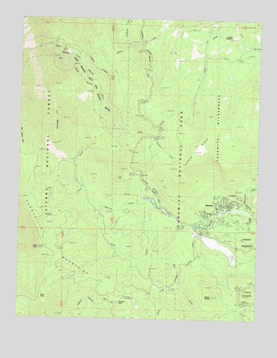 Wawona, CA USGS Topographic Map