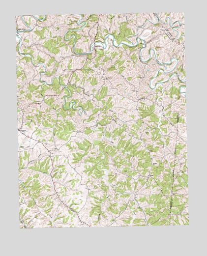 Cardwell, KY USGS Topographic Map