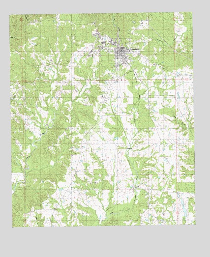 Woodville, MS USGS Topographic Map
