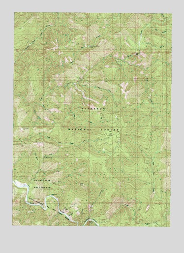 York Butte, OR USGS Topographic Map