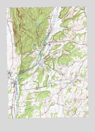 Fort Ann, NY USGS Topographic Map