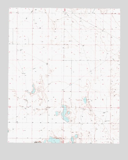 Lobo Hill SW, NM USGS Topographic Map