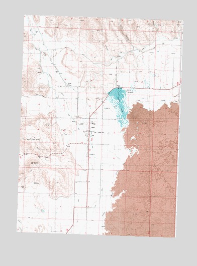 Carey, ID USGS Topographic Map