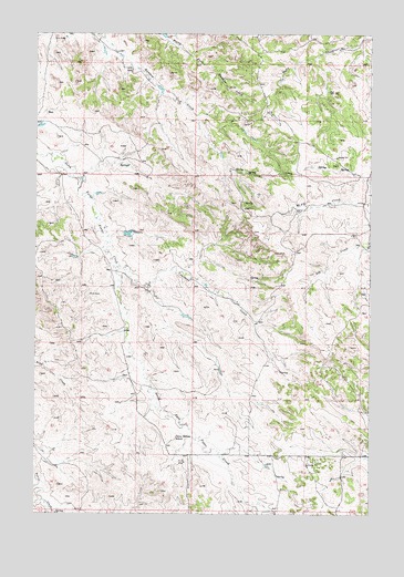 Carey-Malone School, MT USGS Topographic Map
