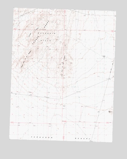 Buckskin Hills, UT USGS Topographic Map