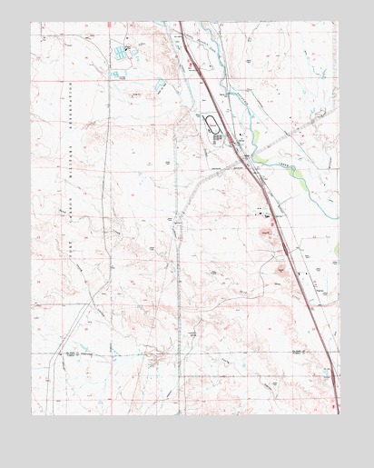 Buttes, CO USGS Topographic Map