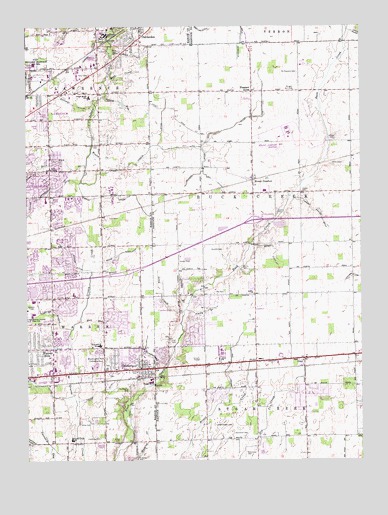 Cumberland, IN USGS Topographic Map