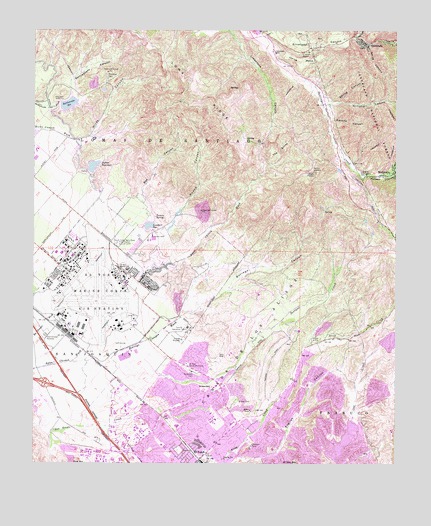 El Toro, CA USGS Topographic Map