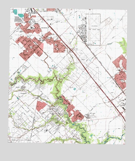 Friendswood, TX USGS Topographic Map