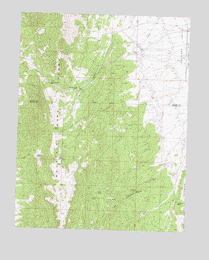 Mountain Home Pass, UT USGS Topographic Map