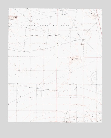 Red Buttes, CA USGS Topographic Map