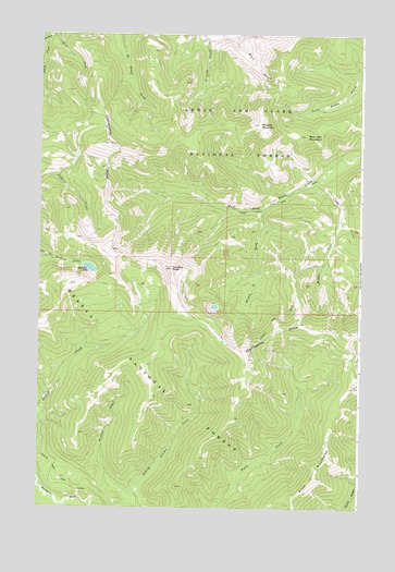 Caribou Peak, MT USGS Topographic Map