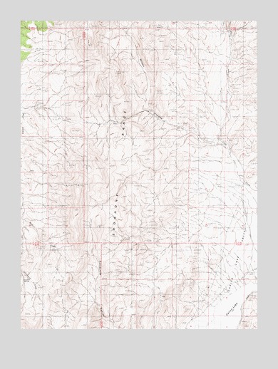 Carico Lake North, NV USGS Topographic Map