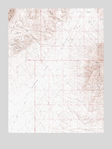 Carico Lake South, NV USGS Topographic Map