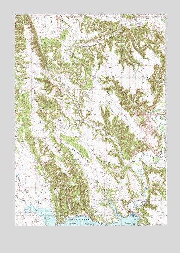 Carlile, WY USGS Topographic Map