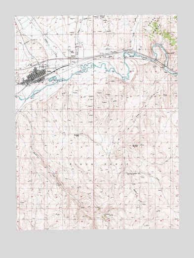 Carlin East, NV USGS Topographic Map