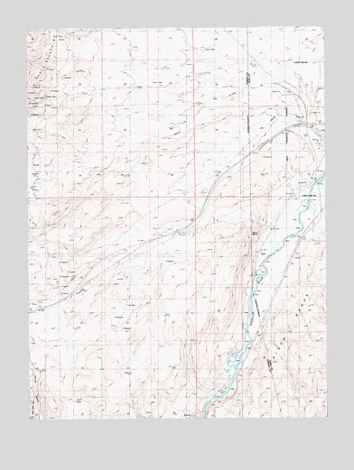 Carlin West, NV USGS Topographic Map