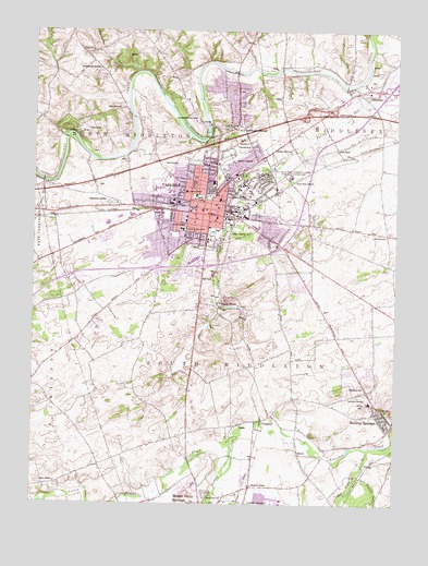 Carlisle, PA USGS Topographic Map