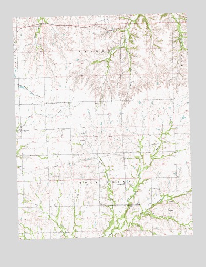 Alta Vista SE, KS USGS Topographic Map