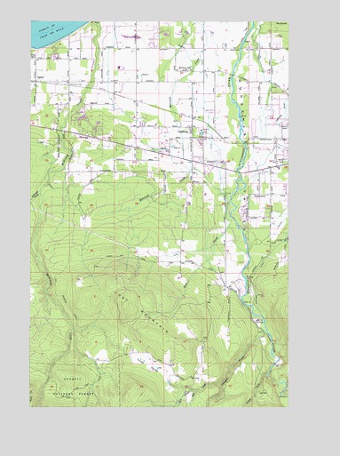 Carlsborg, WA USGS Topographic Map
