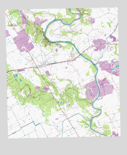 Altair, TX USGS Topographic Map