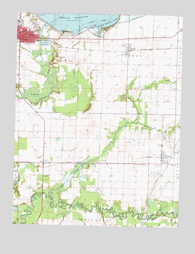 Carlyle, IL USGS Topographic Map