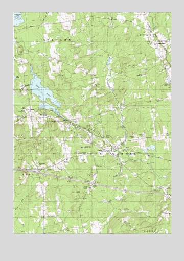 Carmel, ME USGS Topographic Map