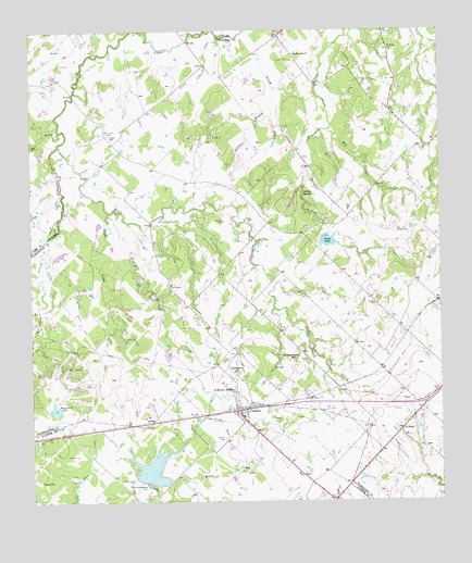 Carmine, TX USGS Topographic Map