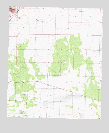 Carne, NM USGS Topographic Map
