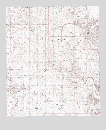 Carnero Peak, NM USGS Topographic Map