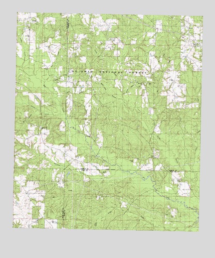 Carnes, MS USGS Topographic Map