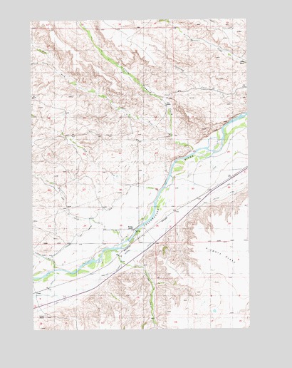 Carney, MT USGS Topographic Map