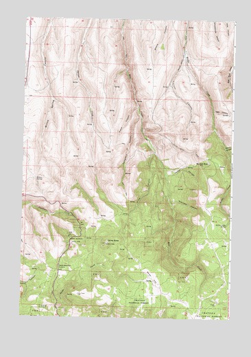 Carney Butte, OR USGS Topographic Map