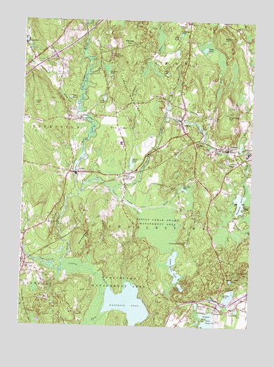 Carolina, RI USGS Topographic Map