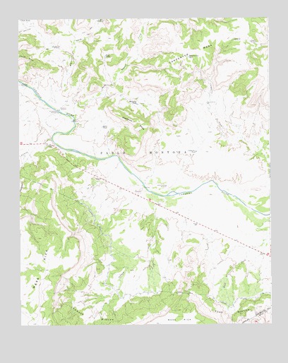 Carpenter Mesa SW, NM USGS Topographic Map