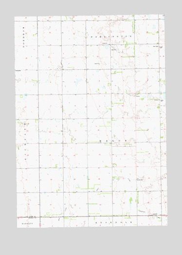 Carpenter NE, SD USGS Topographic Map