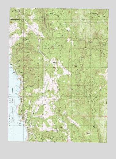 Carpenterville, OR USGS Topographic Map