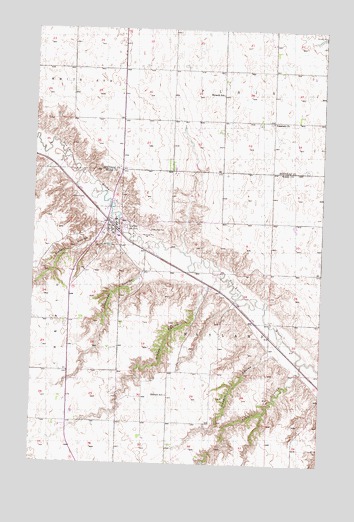 Carpio, ND USGS Topographic Map